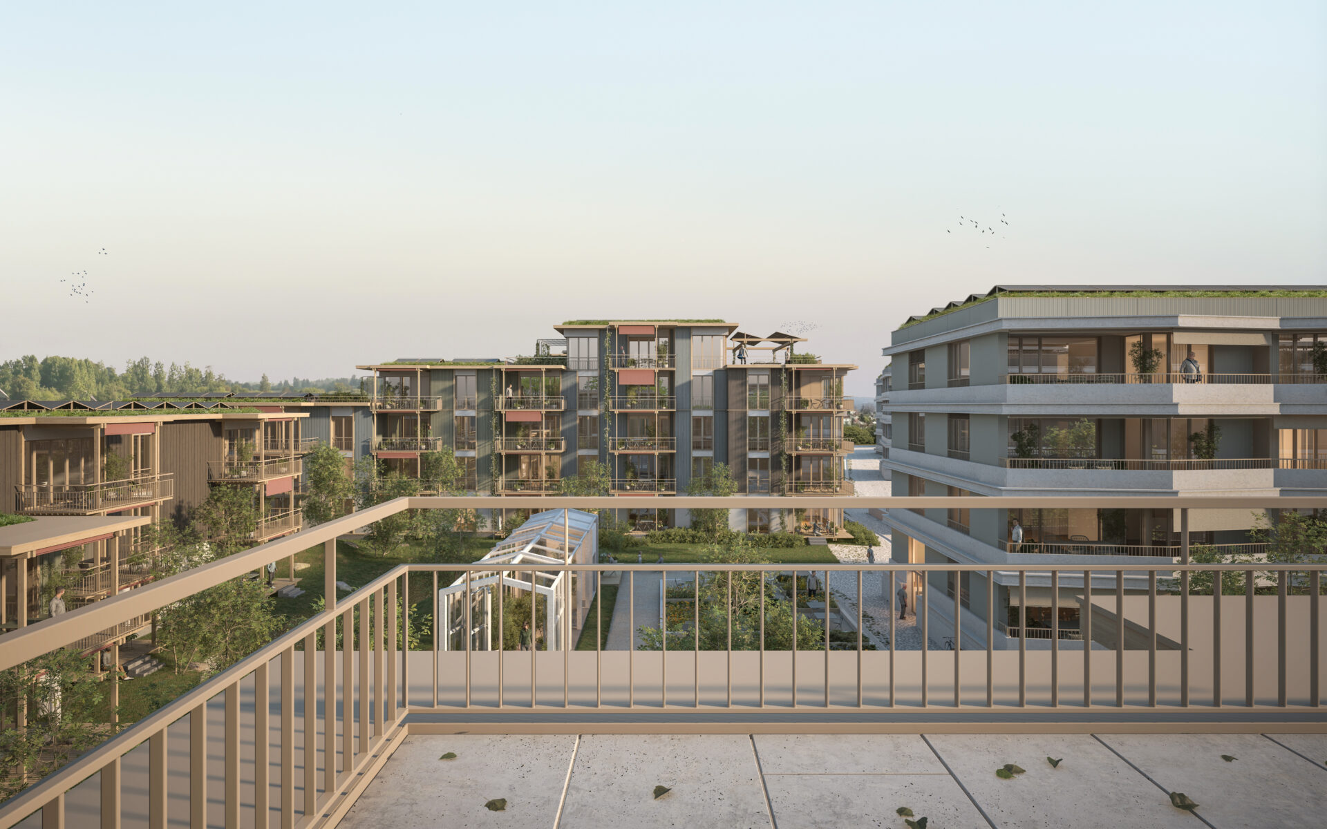 Quartier für Wohnen und Gewerbe
