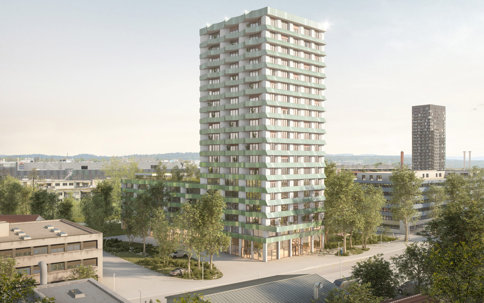 Eco-Power-Tower – Gärbi-Areal